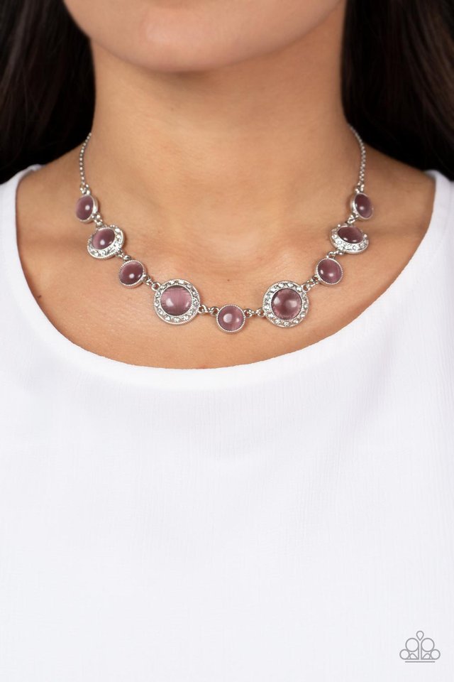 Too Good to BEAM True - Purple - Paparazzi Necklace Image