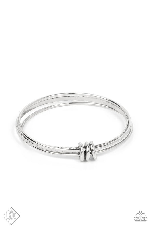 Bauble Bash - Silver - Paparazzi Bracelet Image