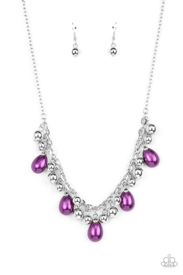 Party Favor - Purple - Paparazzi Necklace Image