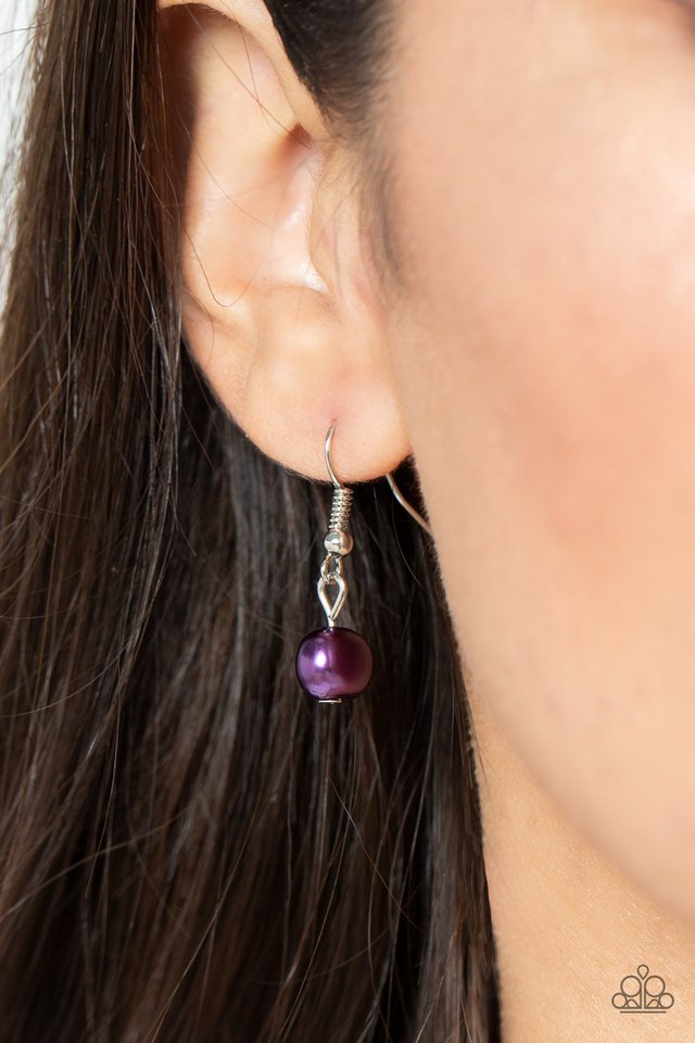 Shoreline Shimmer - Purple - Paparazzi Necklace Image