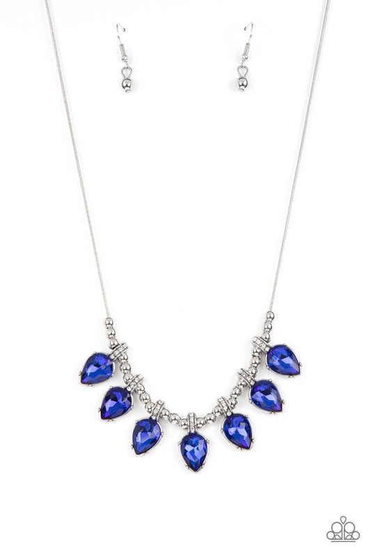 ​Crown Jewel Couture - Blue - Paparazzi Necklace Image