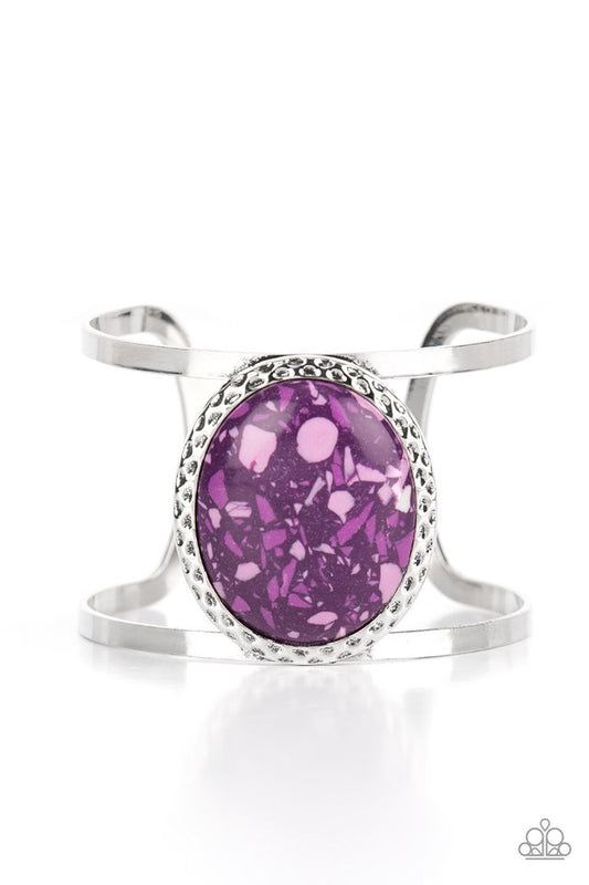 Tantalizingly Terrazzo - Purple - Paparazzi Bracelet Image