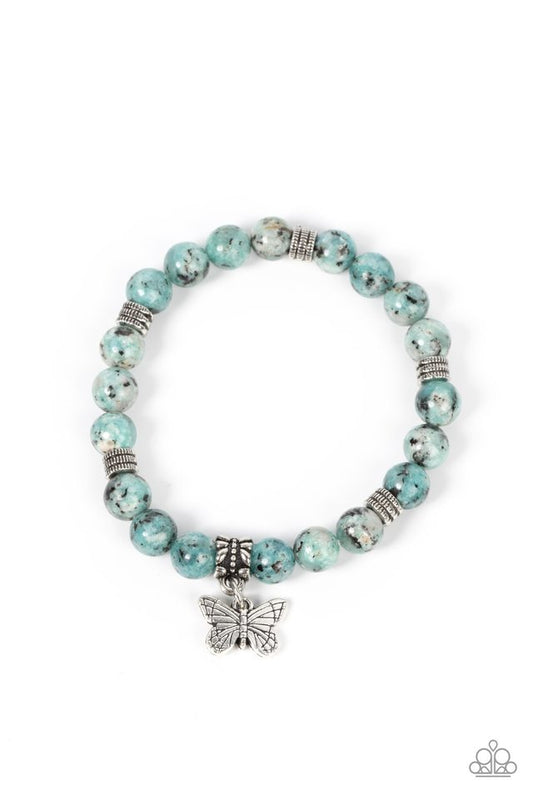 Butterfly Nirvana - Blue - Paparazzi Bracelet Image