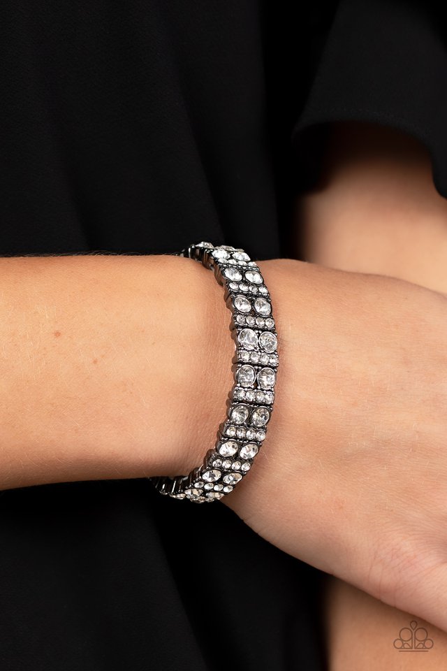 Mic Dropping Drama - Black - Paparazzi Bracelet Image