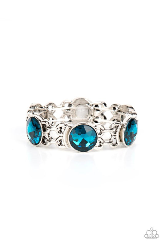 ​Devoted to Drama - Blue - Paparazzi Bracelet Image