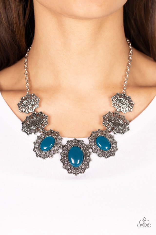 ​Forever and EVERGLADE - Blue - Paparazzi Necklace Image