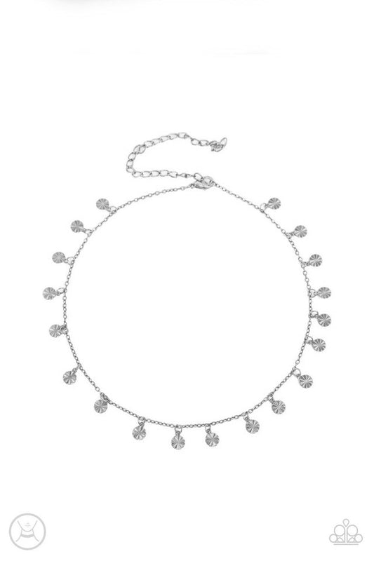 Chiming Charmer - Silver - Paparazzi Necklace Image