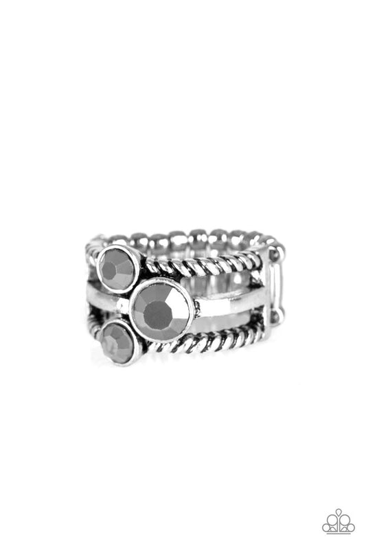 Head In The Stars - Silver - Paparazzi Ring Image