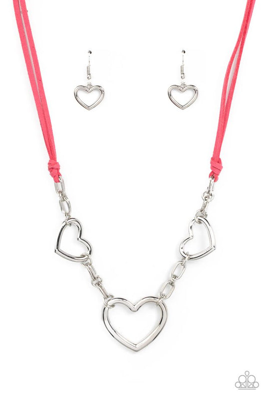 Fashionable Flirt - Pink - Paparazzi Necklace Image