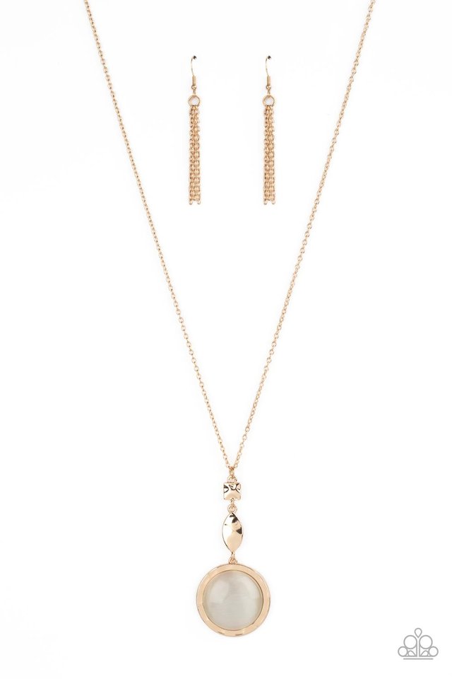 Magic Carpet Cruise - Gold - Paparazzi Necklace Image