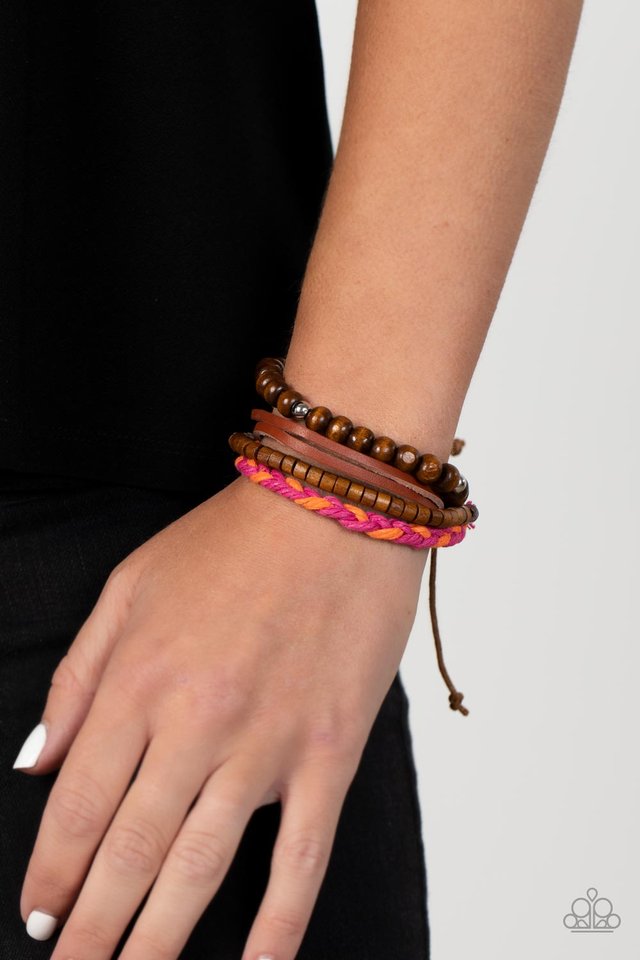 Timberland Trendsetter - Pink - Paparazzi Bracelet Image