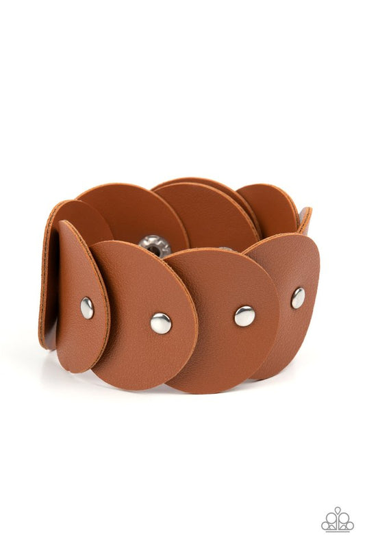 Rhapsodic Roundup - Brown - Paparazzi Bracelet Image