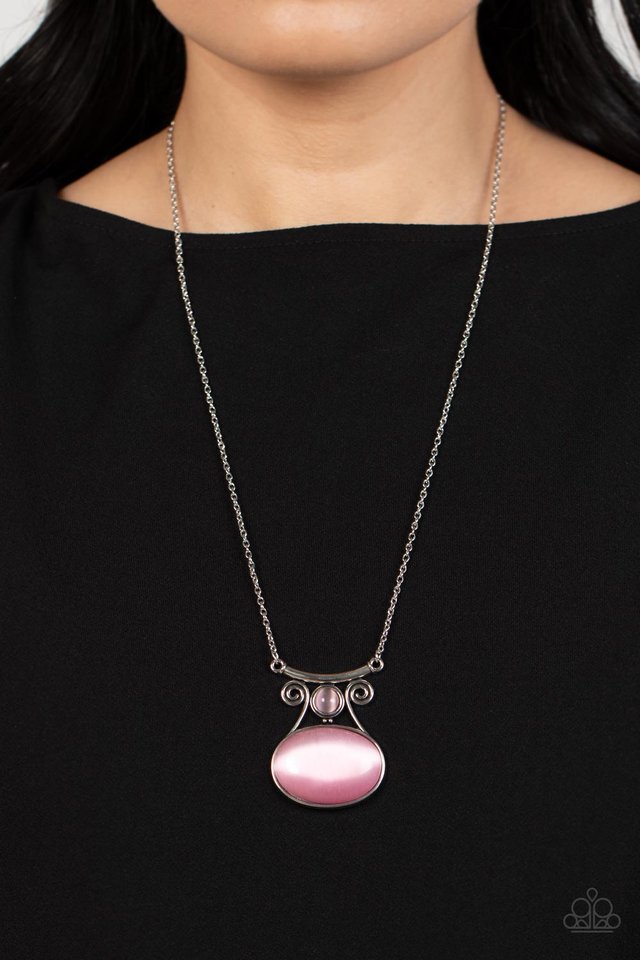 One DAYDREAM At A Time - Pink - Paparazzi Necklace Image