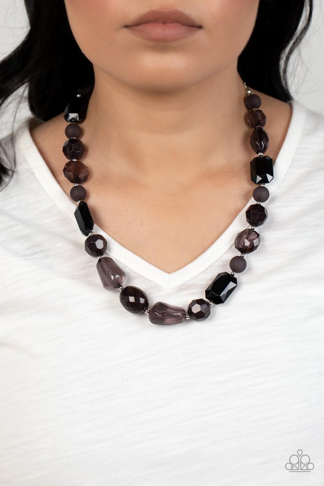 Here Today, GONDOLA Tomorrow - Black - Paparazzi Necklace Image