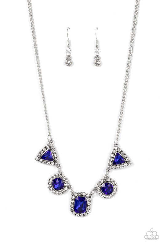 Posh Party Avenue - Blue - Paparazzi Necklace Image