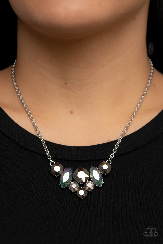 Lavishly Loaded - Silver - Paparazzi Necklace Image