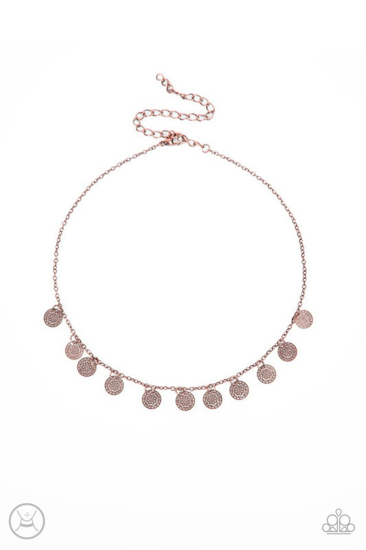 On My CHIME - Copper - Paparazzi Necklace Image