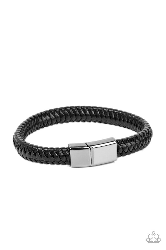 HAUTE-breaker - Black - Paparazzi Bracelet Image