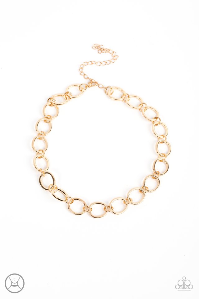 90s Nostalgia - Gold - Paparazzi Necklace Image