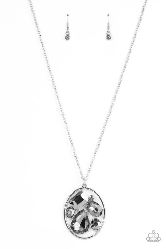 Scandalously Scattered - Silver - Paparazzi Necklace Image
