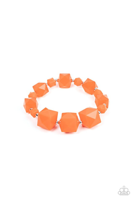 Trendsetting Tourist - Orange - Paparazzi Bracelet Image