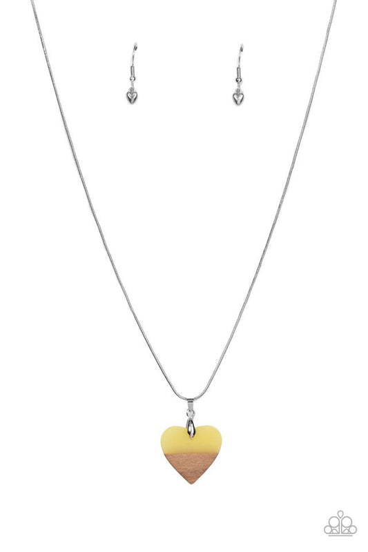 You Complete Me - Yellow - Paparazzi Necklace Image