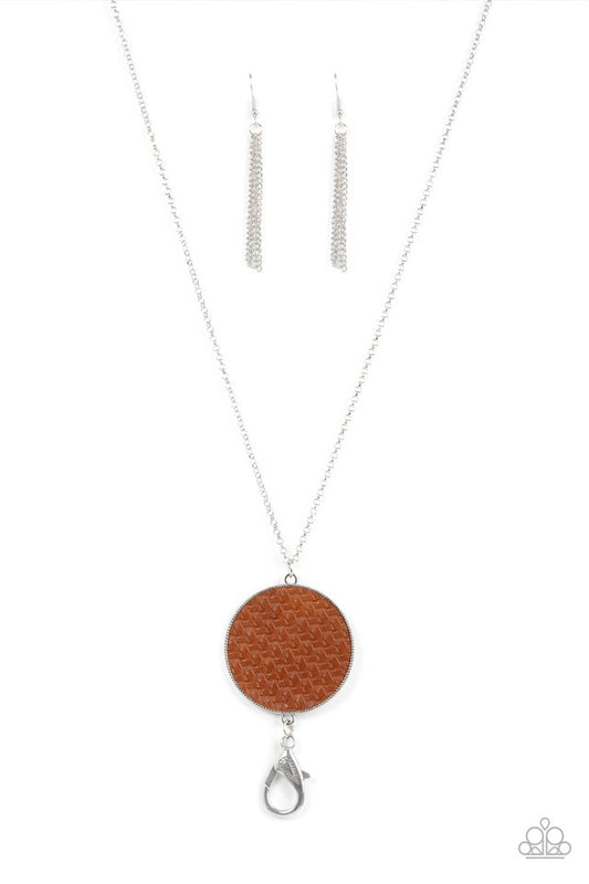 Wondrously Woven - Brown - Paparazzi Necklace Image