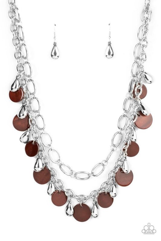​Beachfront Fabulous - Brown - Paparazzi Necklace Image
