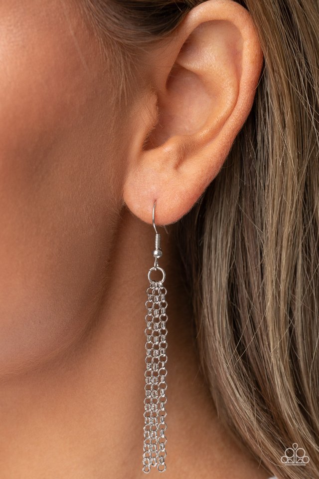 ​Reel It In - Black - Paparazzi Necklace Image