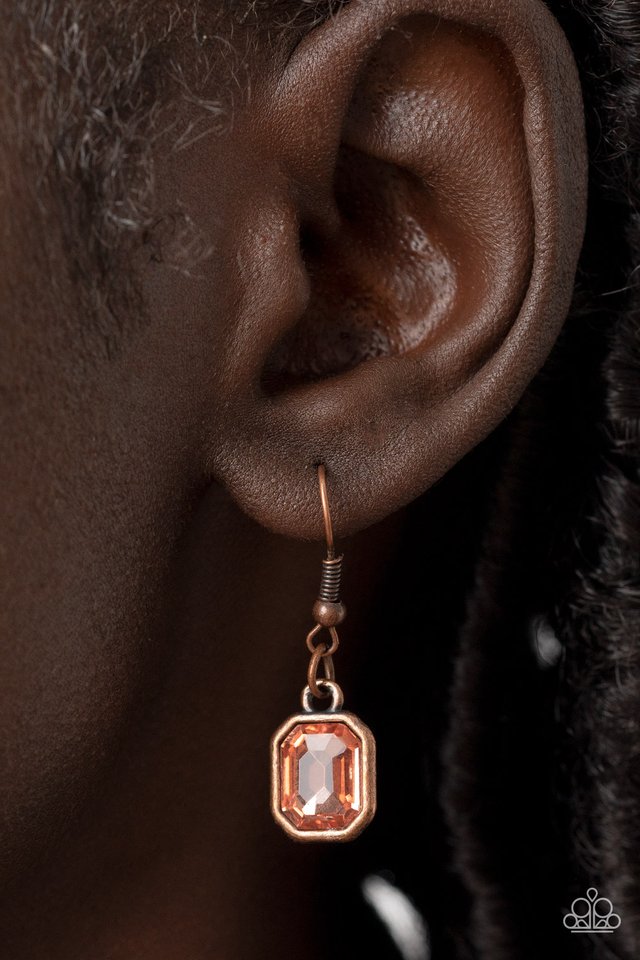 Divine IRIDESCENCE - Copper - Paparazzi Necklace Image