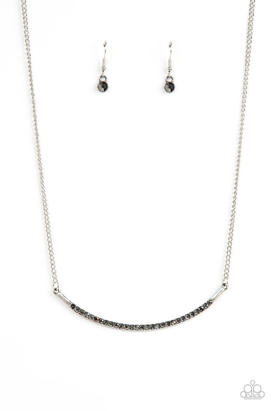 Collar Poppin Sparkle - Silver - Paparazzi Necklace Image