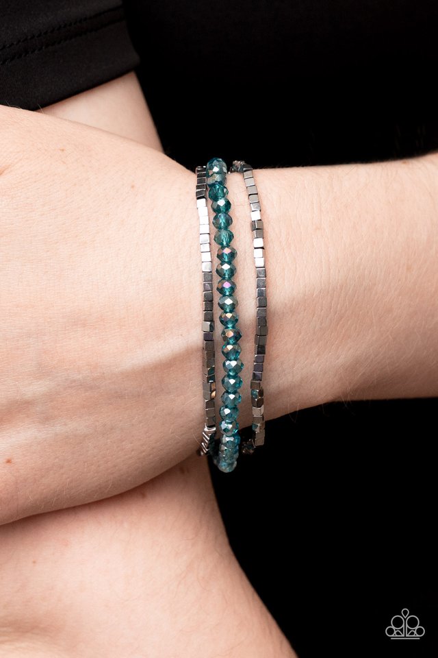 Just a Spritz - Blue - Paparazzi Bracelet Image