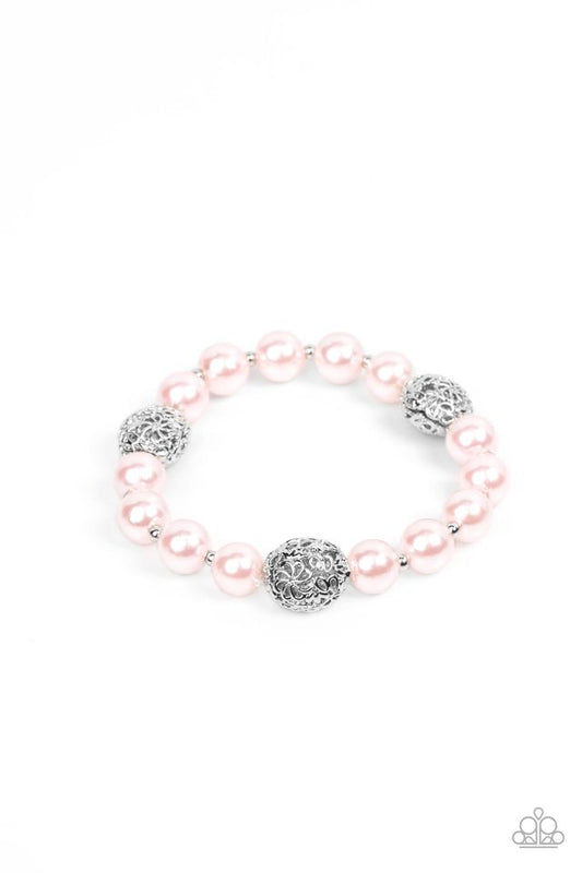 ​Upscale Whimsy - Pink - Paparazzi Bracelet Image