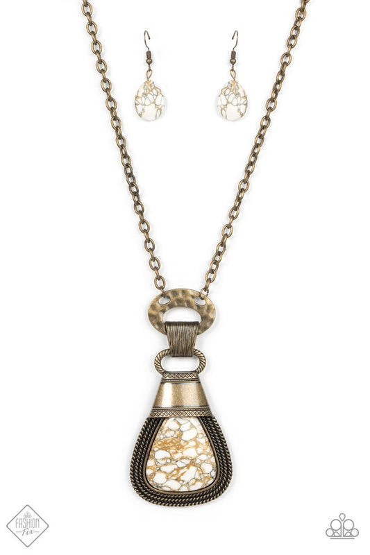 Rodeo Royale - Brass - Paparazzi Necklace Image
