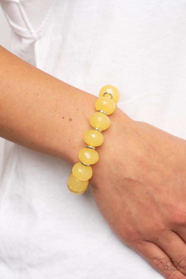 This is My Jam! - Yellow - Paparazzi Bracelet Image