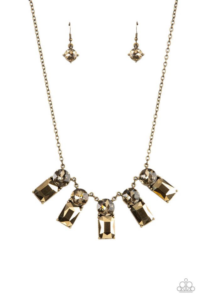 Celestial Royal - Brass - Paparazzi Necklace Image