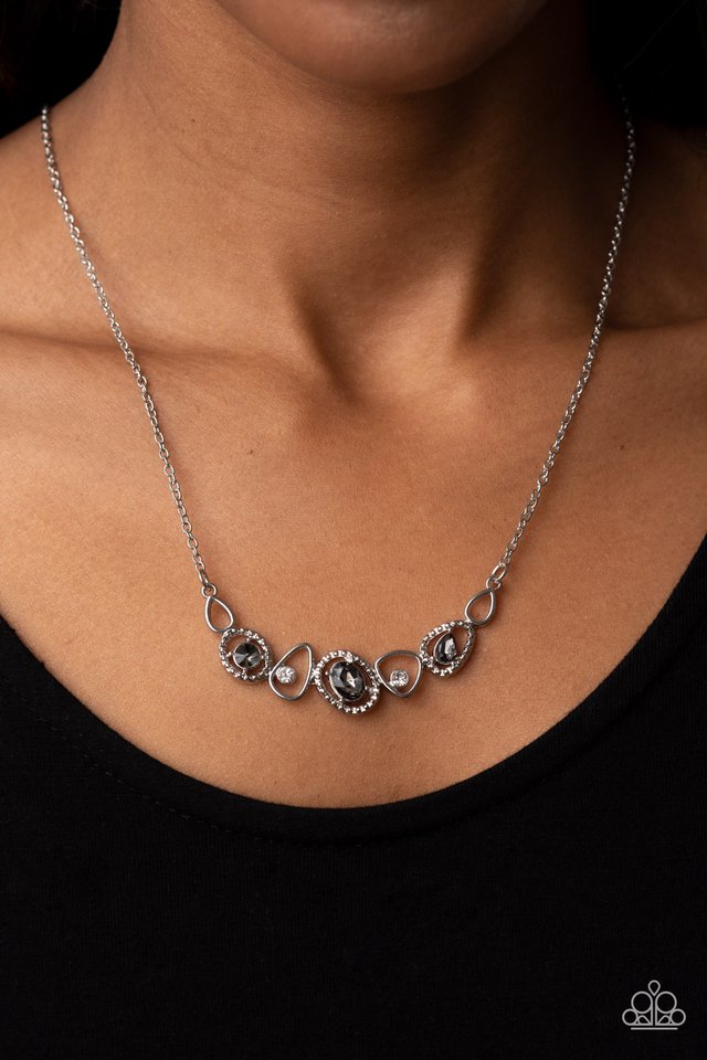 Celestial Cadence - Silver - Paparazzi Necklace Image