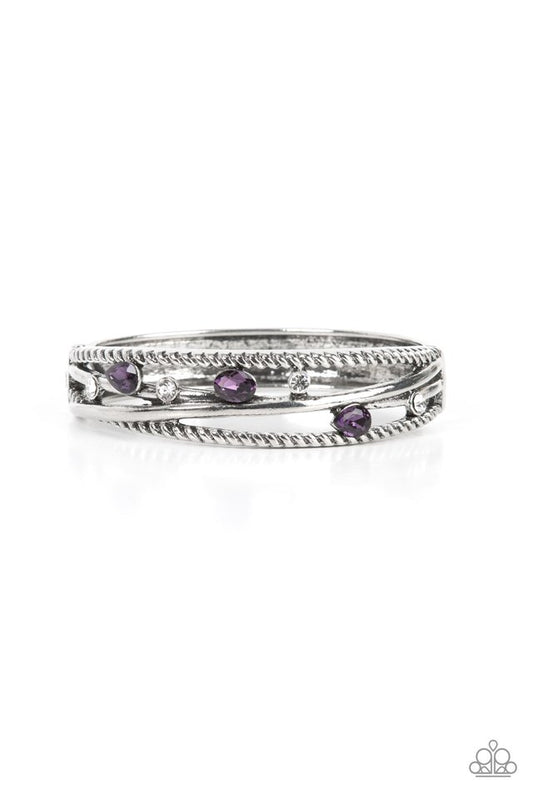 Bonus Bling - Purple - Paparazzi Bracelet Image