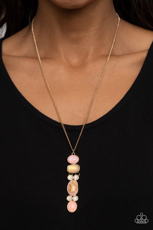 Totem Treasure - Pink - Paparazzi Necklace Image