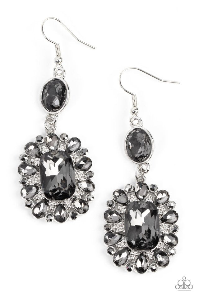 Capriciously Cosmopolitan - Silver - Paparazzi Earring Image