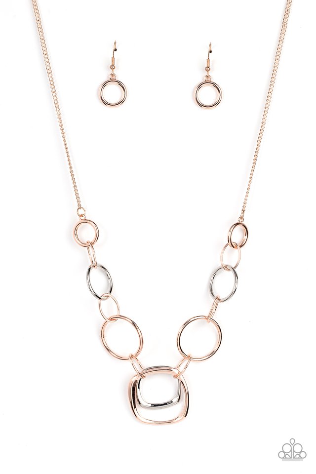 Linked Up Luminosity - Multi - Paparazzi Necklace Image