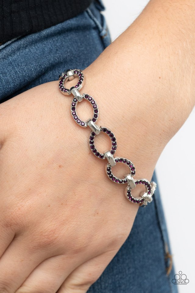 Date Night Debonair - Purple - Paparazzi Bracelet Image