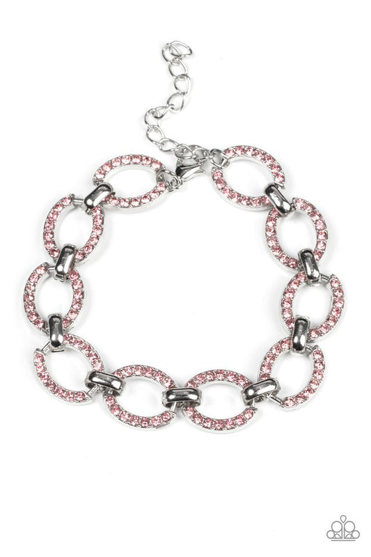Date Night Debonair - Pink - Paparazzi Bracelet Image