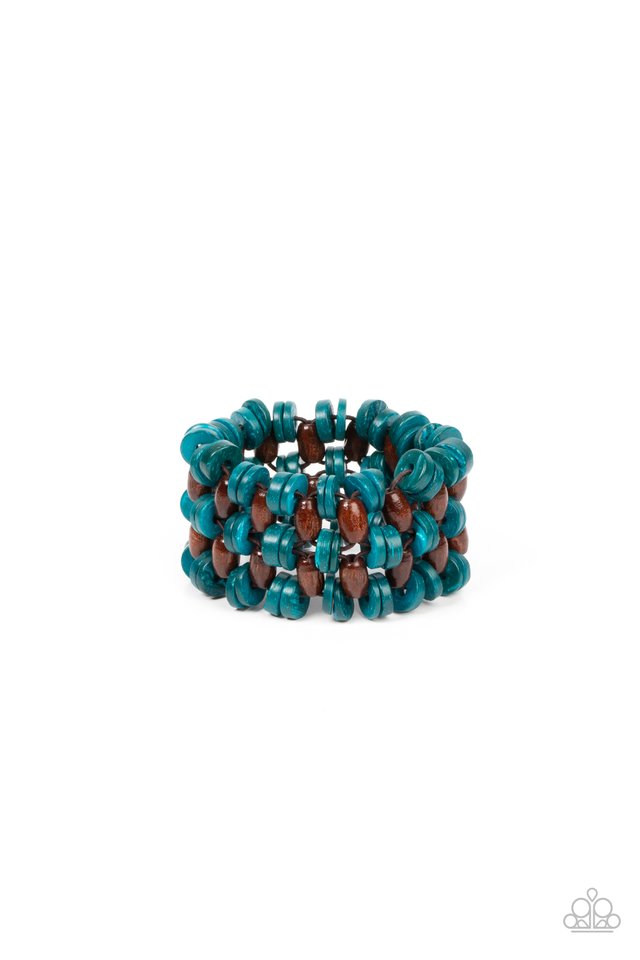 Galapagos Go-Getter - Blue - Paparazzi Bracelet Image