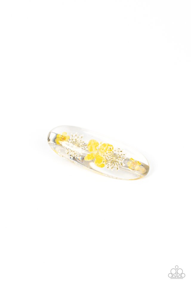 Floral Flurry - Yellow - Paparazzi Hair Accessories Image