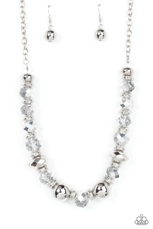 Interstellar Influencer - Silver - Paparazzi Necklace Image