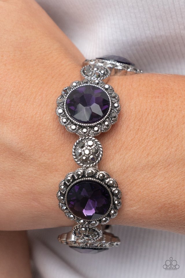 Palace Property​ - Purple - Paparazzi Bracelet Image