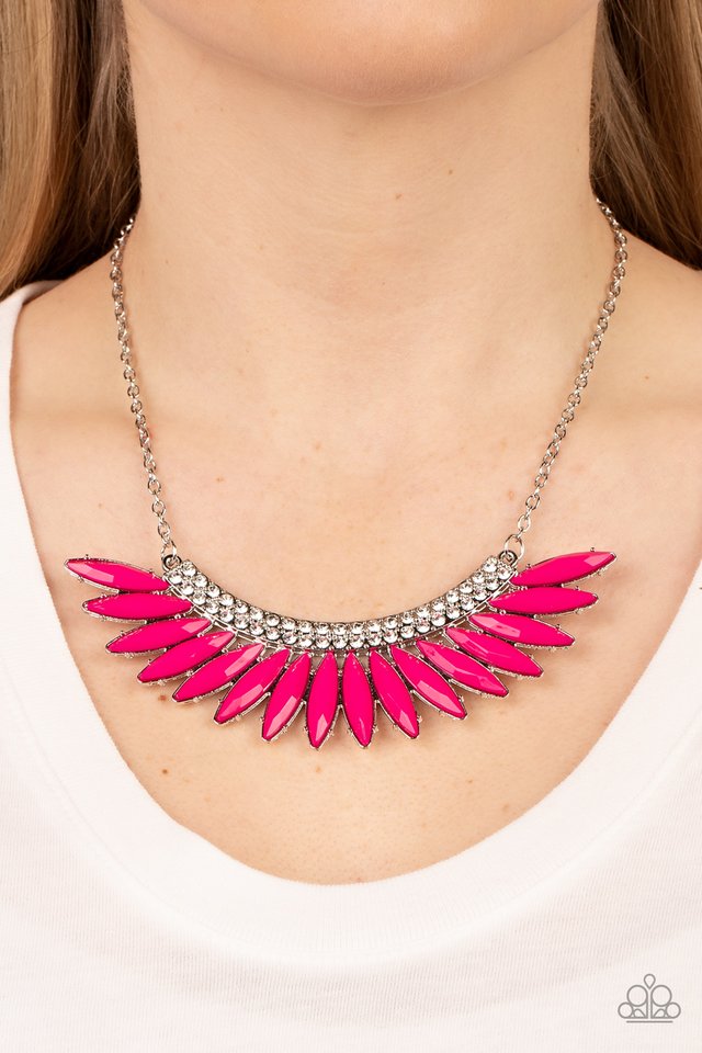 Flauntable Flamboyance - Pink - Paparazzi Necklace Image