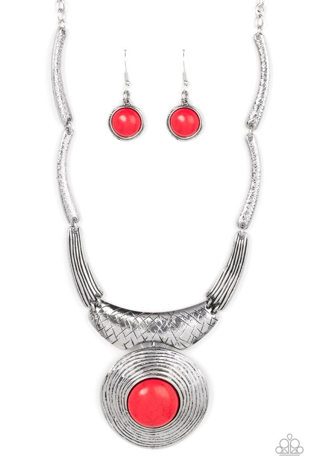 EMPRESS-ive Resume - Red - Paparazzi Necklace Image