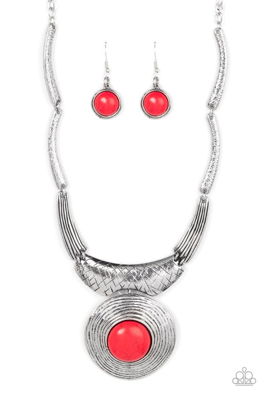 EMPRESS-ive Resume - Red - Paparazzi Necklace Image